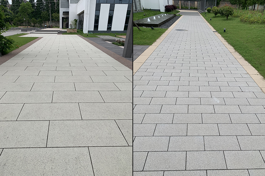 宏大PC仿石砖铺装效果