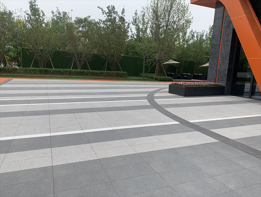 宏大PC仿石砖铺装效果